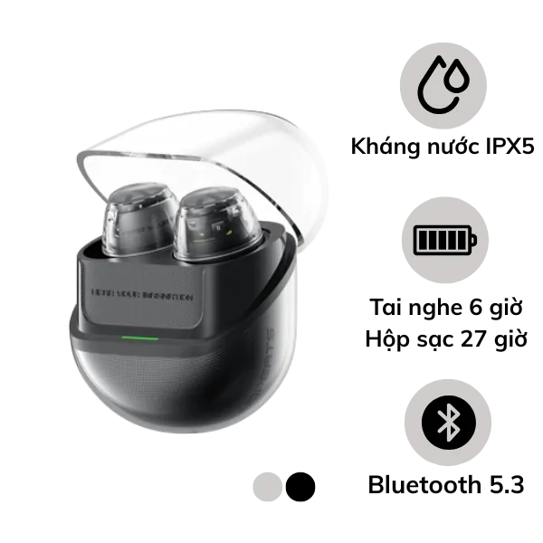 Tai nghe Bluetooth SoundPEATS Clear-Dot thế hệ tiếp nối sự đột phá