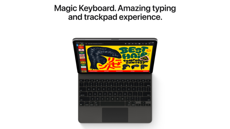 Kết nối với Apple Pencil Pro & Magic Keyboard