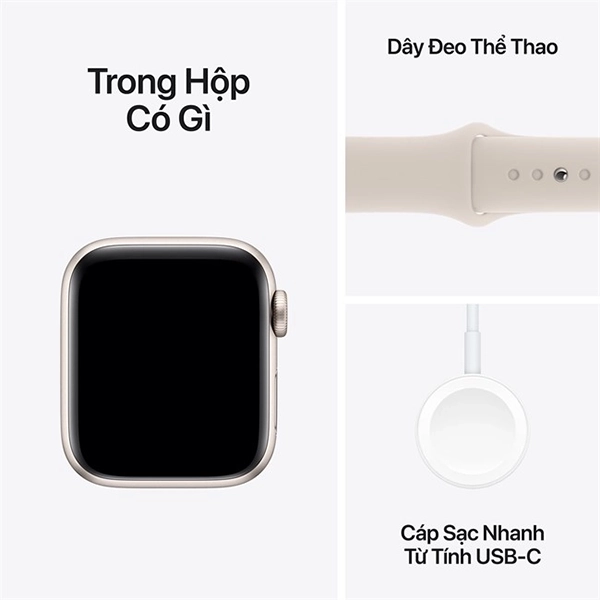 Apple Watch SE 2023 LTE 40mm Viền Nhôm Dây Vải - Chính hãng VN A - Ảnh 7