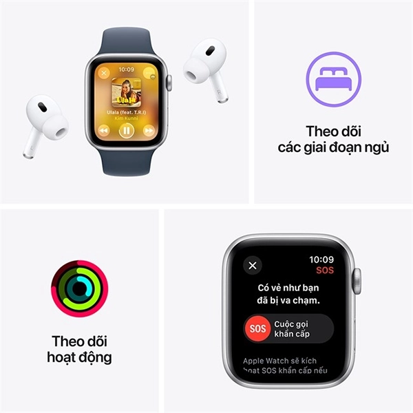 Apple Watch SE 2023 LTE 44mm - Chính hãng VN A - Ảnh 7