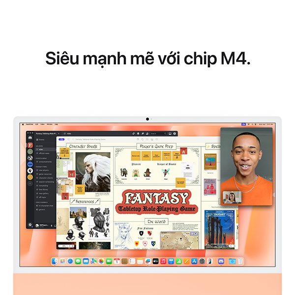 iMac M4 2024 24 inch 8CPU 8GPU 16GB 256GB SSD | Chính hãng Apple - Ảnh 6