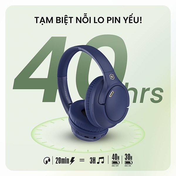 Tai nghe không dây chống ồn chủ động ANC Alpha Works FLEX 680 - Ảnh 9