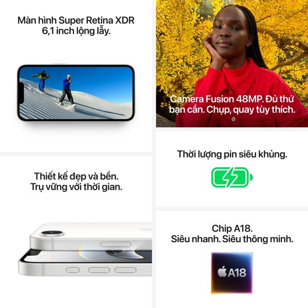 iPhone 16e 512GB - Chính hãng VN A - Ảnh 3