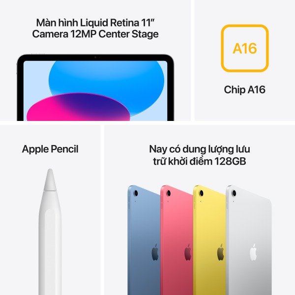 iPad (A16) Wifi 512GB - Chính hãng VN - Ảnh 8