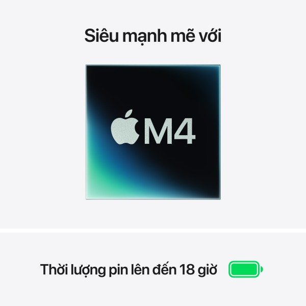 MacBook Air M4 13 inch 8GPU 10CPU 16GB 256GB - Chính Hãng VN - Ảnh 4