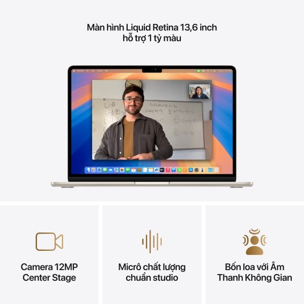 MacBook Air M4 13 inch 10GPU 10CPU 16GB 512GB - Chính Hãng VN - Ảnh 5
