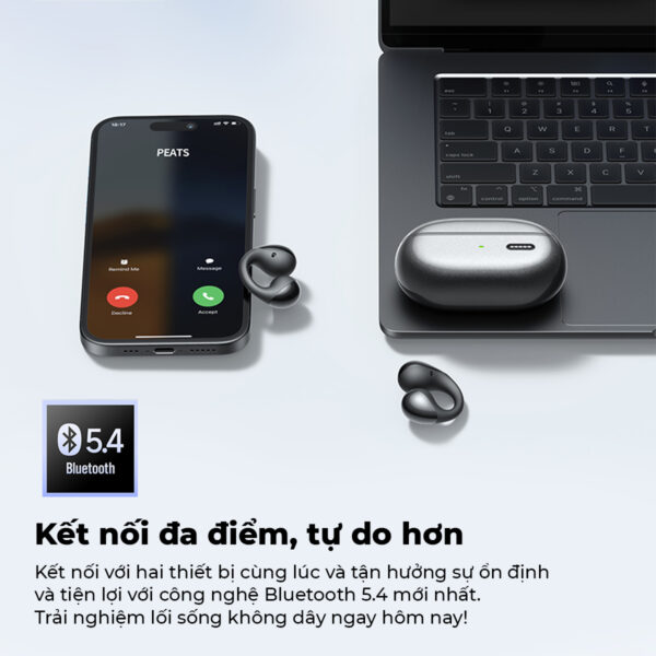 Tai nghe Bluetooth thể thao SoundPEATS Pearlclip Pro - Ảnh 9