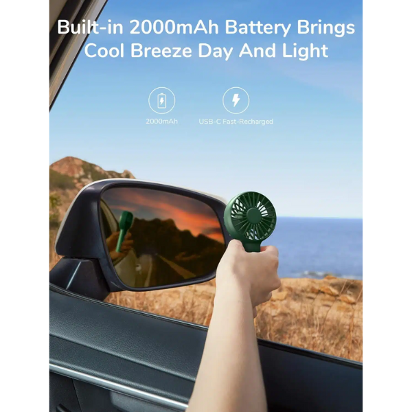 Quạt cầm tay mini JisuLife FA20 2000 mAh - J1906 - Ảnh 9