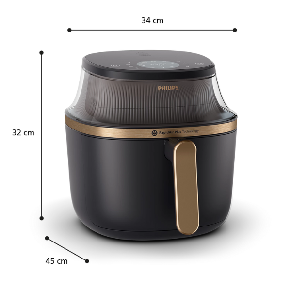 Nồi chiên không dầu Philips 7.2L NA342 00 - Ảnh 4