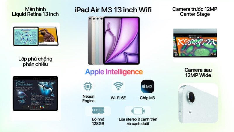iPad Air M3 13 inch Wifi 128GB - Chính hãng VN - Ảnh 2