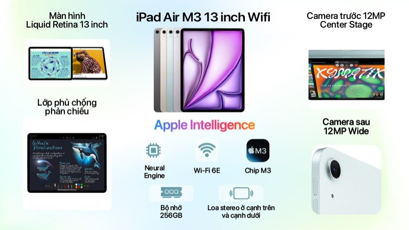 iPad Air M3 13 inch Wifi 256GB - Chính hãng VN - Ảnh 2