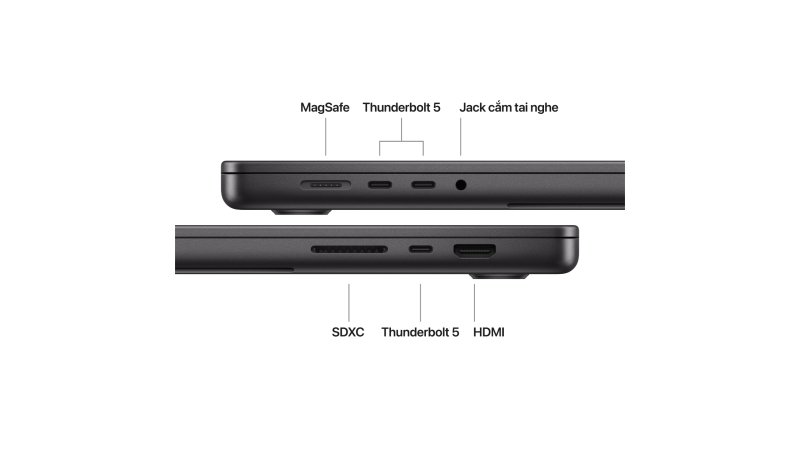 MacBook Pro M5 Max 2026 14 inch 18CPU 32GPU 36GB 2TB - Ảnh 6