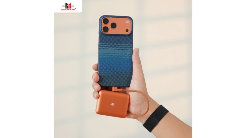 Pin sạc dự phòng Mipow 10.000 mAh 22.5W Aluminum tích hợp cáp sạc - Ảnh 14