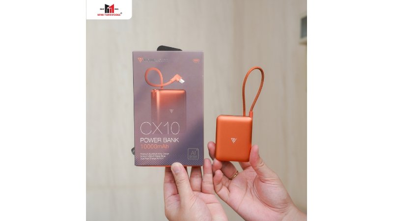 Pin sạc dự phòng Mipow 10.000 mAh 22.5W Aluminum tích hợp cáp sạc - Ảnh 18
