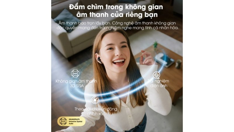 Tai nghe Bluetooth SoundPEATS Air 6 HS - Ảnh 13