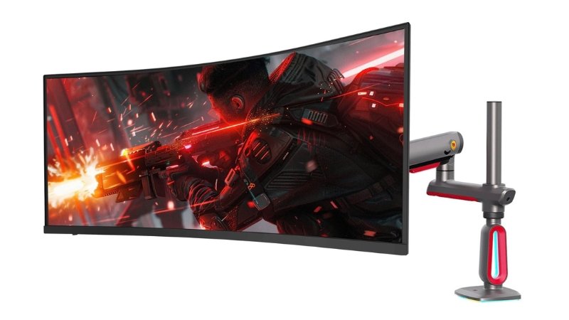 Giá treo màn hình máy tính North Bayou Led RGB L70 32-60 inch - Ảnh 2