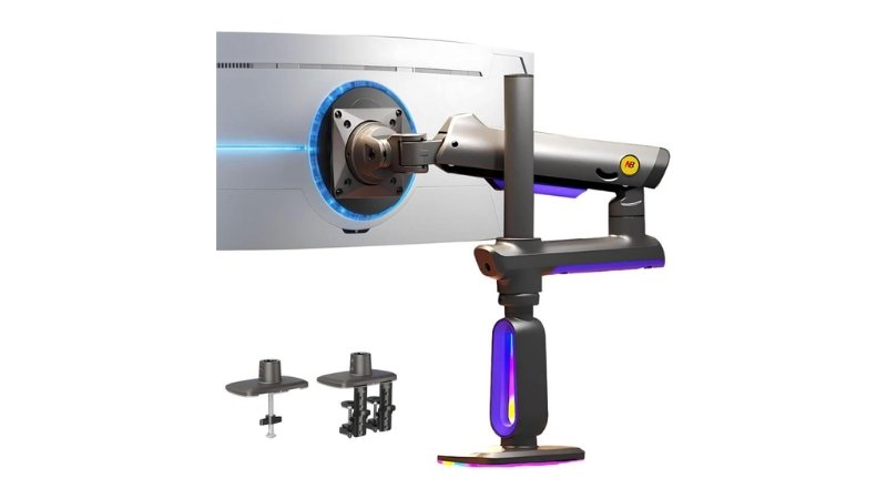 Giá treo màn hình máy tính North Bayou Led RGB G80 32-60 inch - Ảnh 3