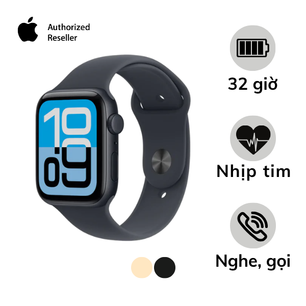 Apple Watch SE 3 2025 LTE 40mm Viền Nhôm Dây Cao Su