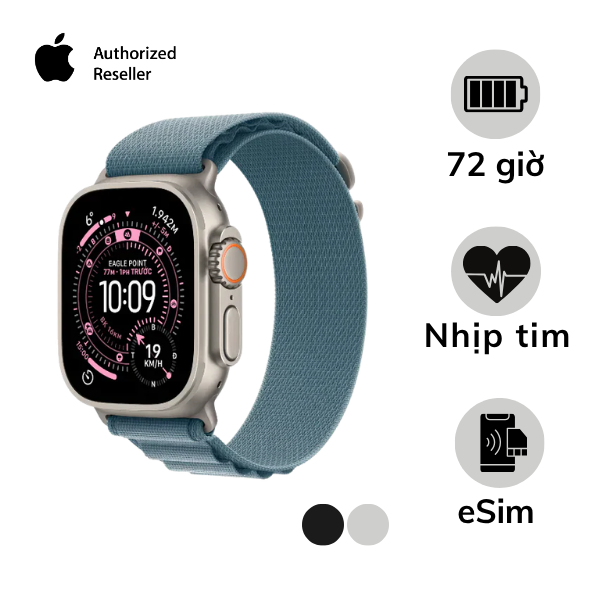 Apple Watch Ultra 3 (2025) 49mm 5G Viền Titan Dây Thép
