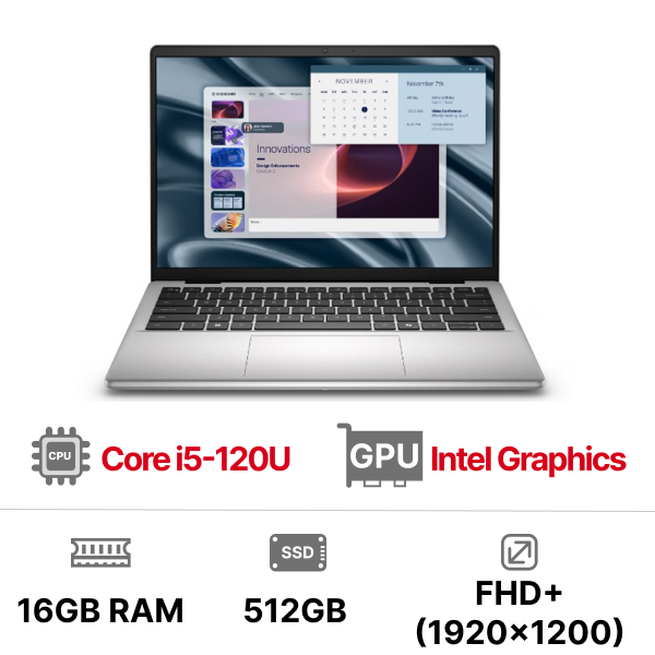 Laptop Dell Pro 14 Essential PV14250 71084488 (i3-100U| 8GB| 512GB| 14 inch| Win11)