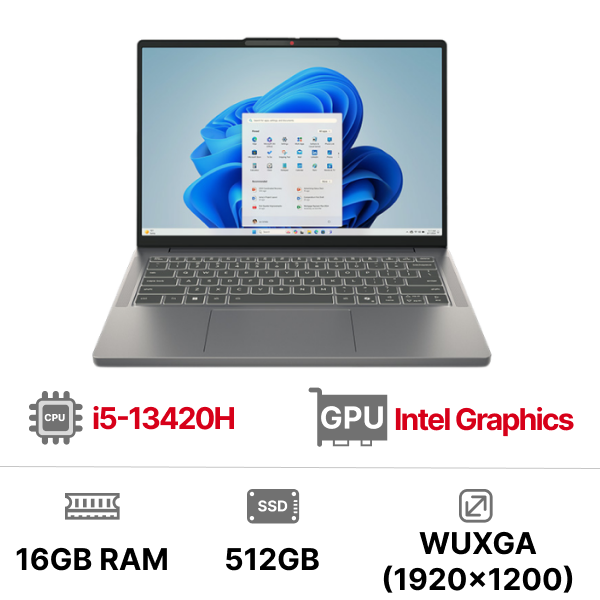 Laptop Lenovo IdeaPad Slim 3 14IRH10 - 83K00008VN (i5-13420H|16GB|512GB|14inch WUXGA|OB|Win11)
