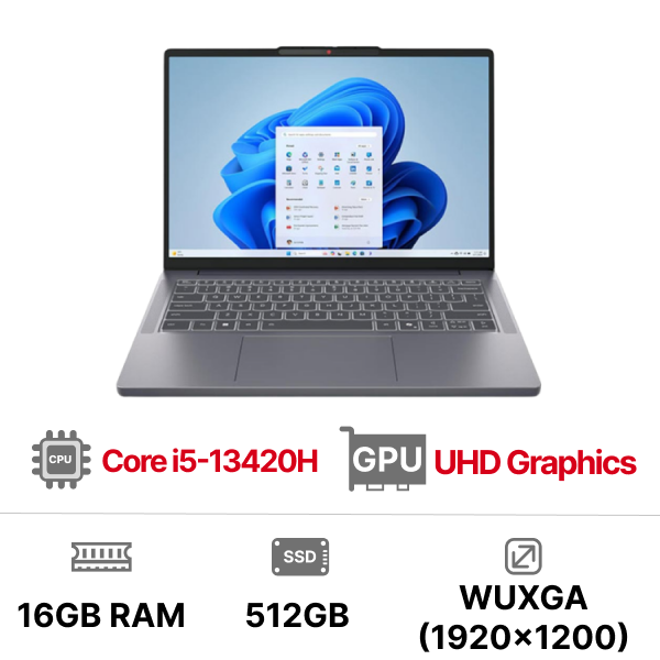 Laptop Lenovo Thinkbook 16G9 IRL 21US008GVA (i5-13420H Ram 16GB SSD 1TB 16 inch 2Y Xám)