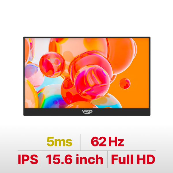 Màn hình di động VSP VP1560FST1 15.6 inch (IPS ELED FHD 60Hz Cảm Ứng)